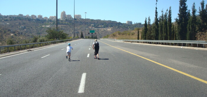 Yom kippur kapløb på motorvejen