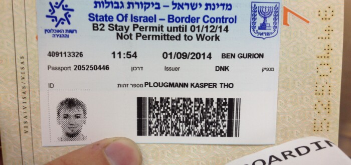 3 måneders israelsk visum