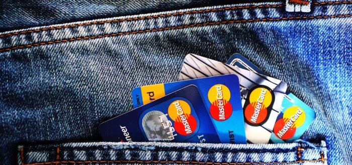 Kreditkort i lomme